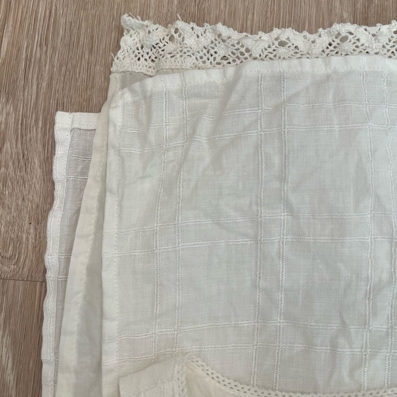 Vintage Liz Clairbone 100% Linen Size 12 Dress Cottage Peasant Modest Minimalist - Picture 9 of 11